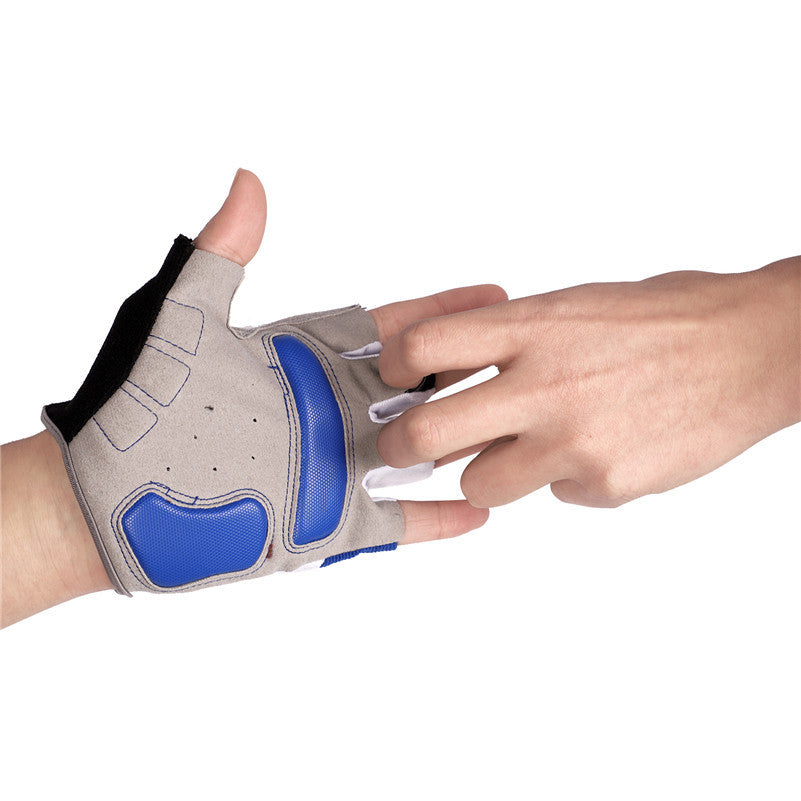 Outdoor mountain bike riding short finger gloves