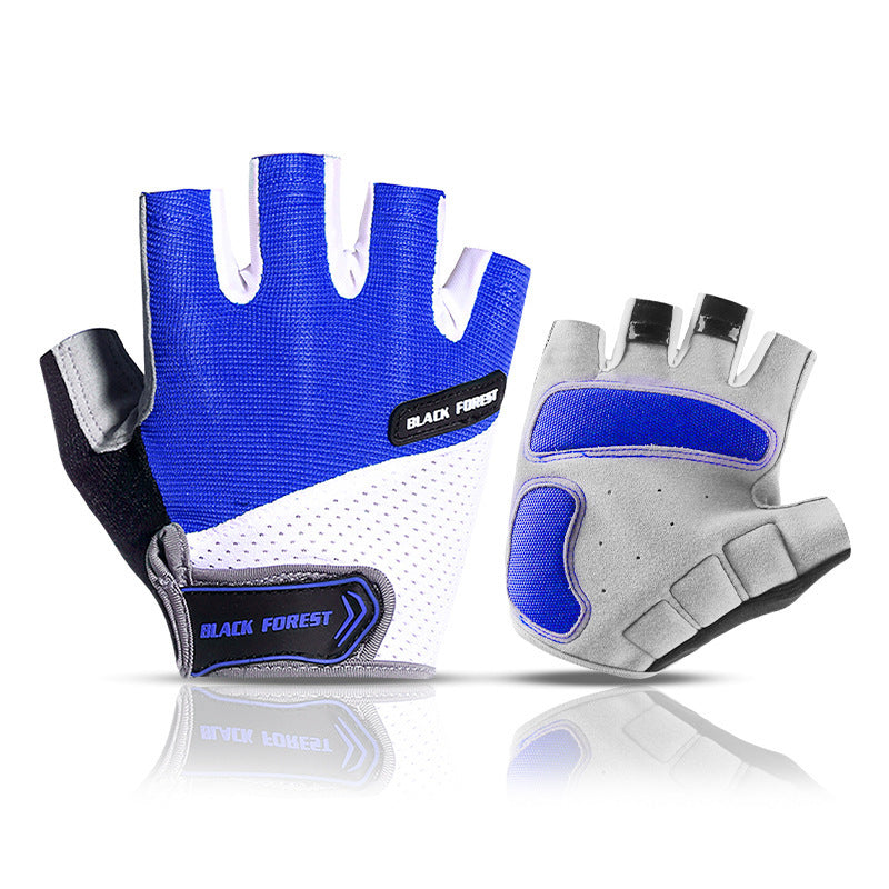 Outdoor mountain bike riding short finger gloves