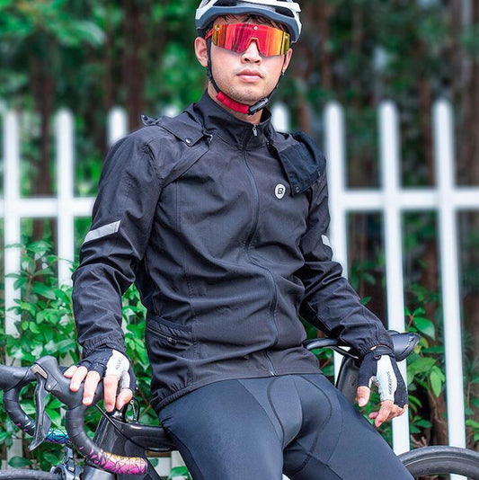Detachable Top Long Sleeve Breathable Sports Cycling Jacket